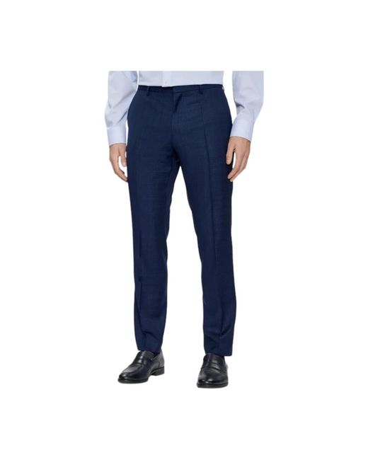 HUGO Single Breasted Suits in het Blue voor heren