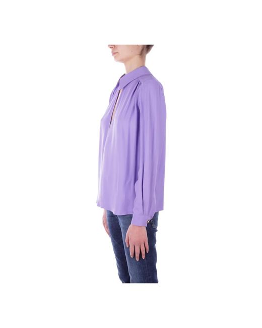 Elisabetta Franchi Purple Blouses