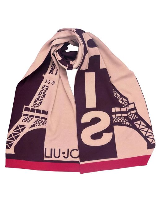 Liu Jo Pink Winter Scarves