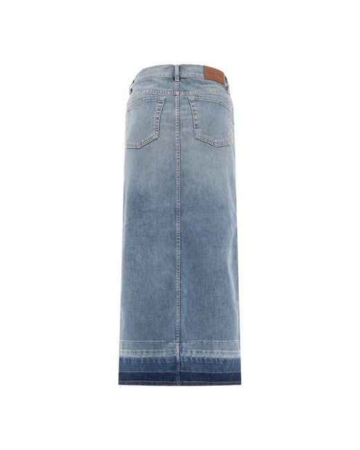 Pinko Blue Denim Skirts