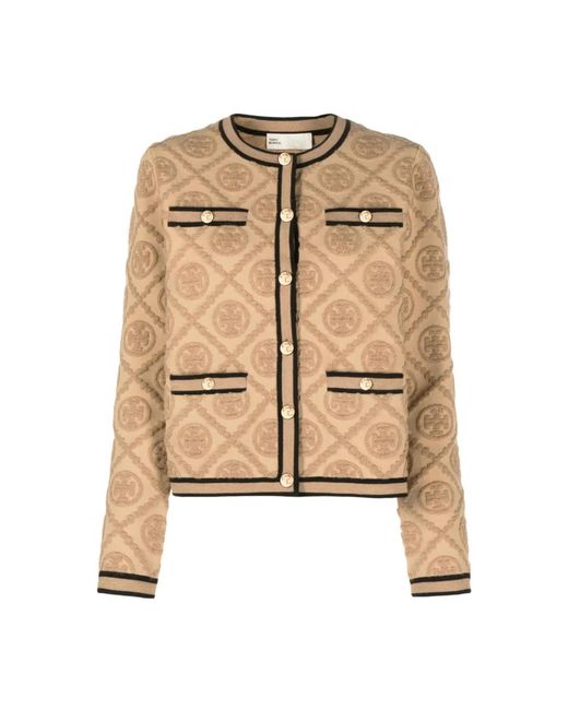 Jersey Tory Burch de color Natural