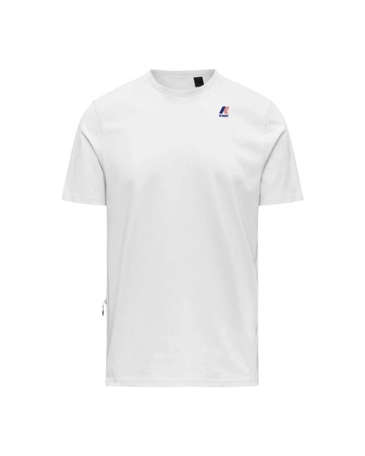 K-Way White T-Shirts for men