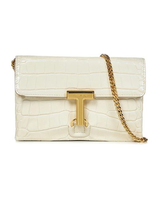 Tom Ford Natural Cross Body Bags