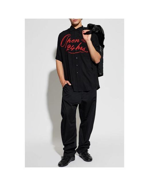 Vivienne Westwood Black Short Sleeve Shirts for men