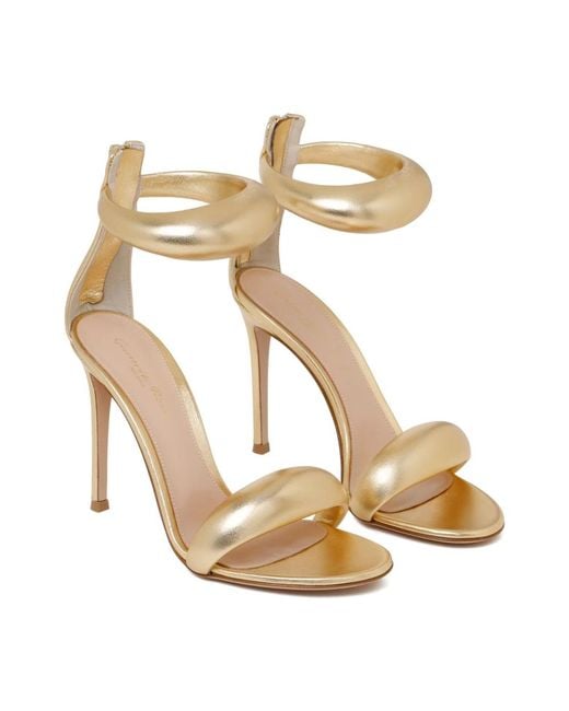 Gianvito Rossi Metallic Mekong Lamb Leather With Heel
