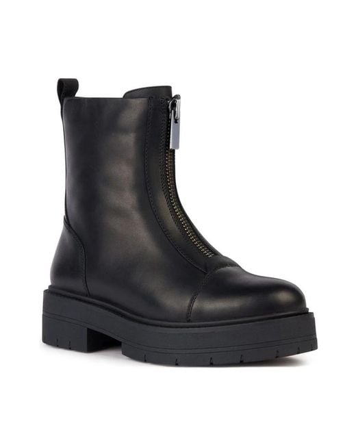 Geox Black Ankle Boots