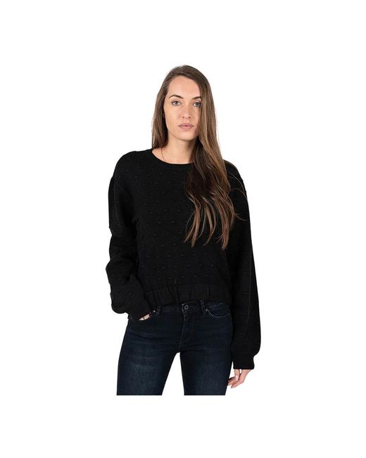 Silvian Heach Round-Neck Knitwear in het Black