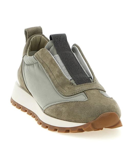 Brunello Cucinelli Gray Sneakers
