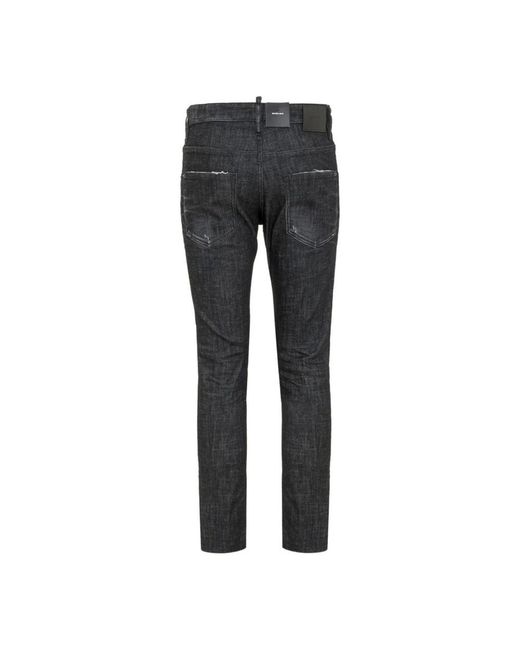 DSquared² Gray Slim-Fit Jeans