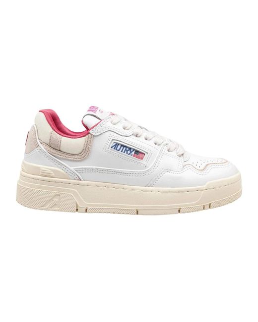 Sneakers bianche in pelle basse di Autry in White