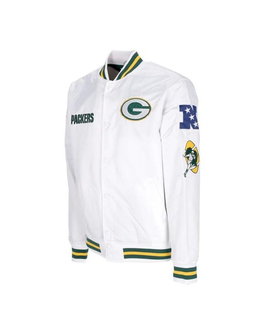 Mitchell & Ness White Bomber Jackets for men