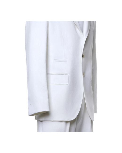 Single Breasted Suits Eleventy pour homme en coloris White