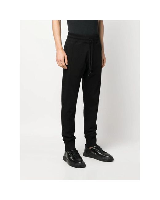 Versace Jeans Couture Broeken ,Zwart ,Zwarte Aw 23 Trainingsbroeken in het Black voor heren