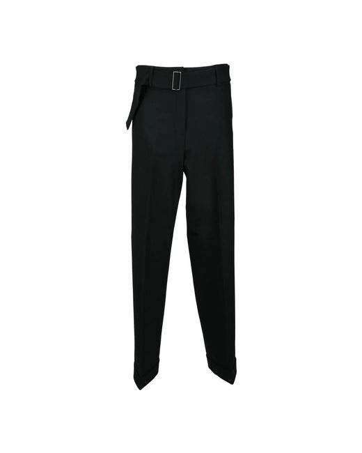 Fabiana Filippi Black Straight Trousers