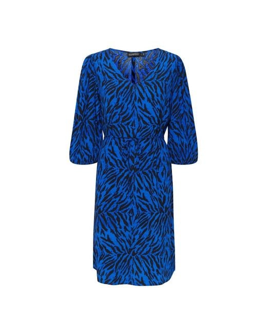 Soaked In Luxury Blue Midi Dresses