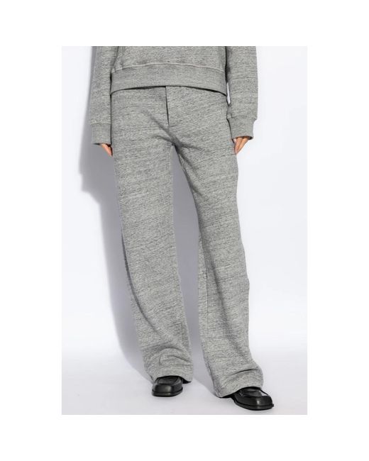 Trousers > straight trousers DSquared² en coloris Gray