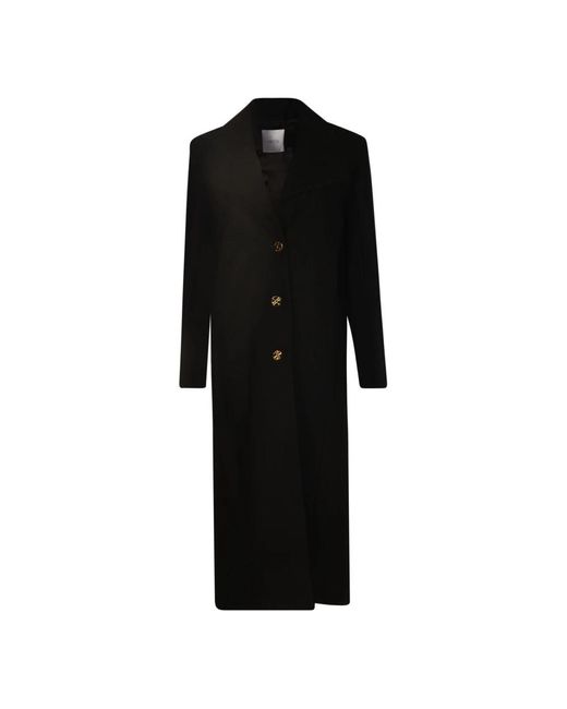 Patou Black Single-Breasted Coats