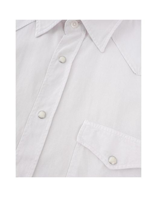 Hartford White Casual Shirts for men
