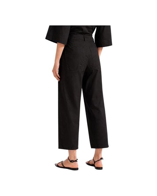 Seventy Black Cropped Trousers