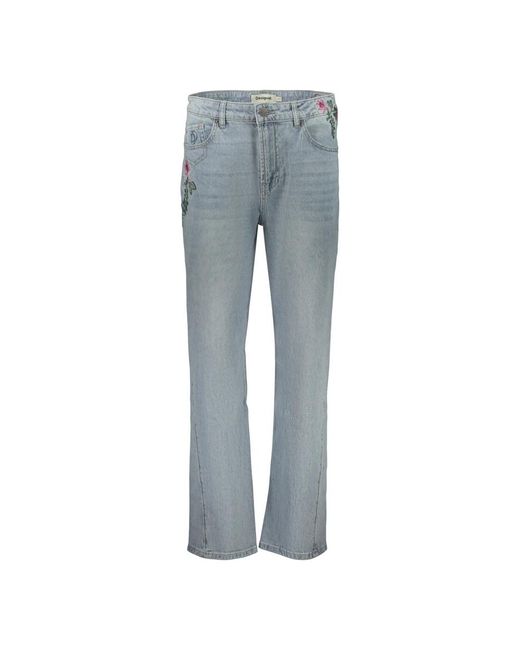 Desigual Blue Straight Jeans