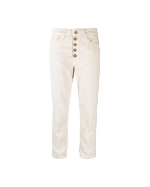 Dondup Natural Slim-Fit Trousers