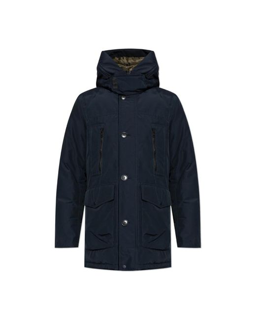 Woolrich Blue Winter Jackets for men