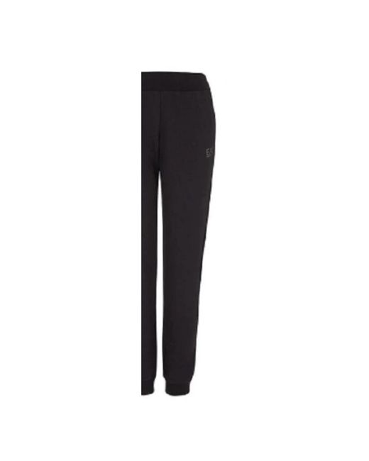 EA7 Broeken ,Zwart ,Zwarte Slim Fit Broek Van Ea 7 in het Black