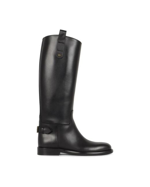 Burberry Black High Boots