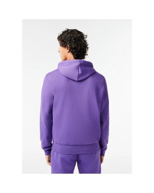Lacoste Hoodies in Purple für Herren