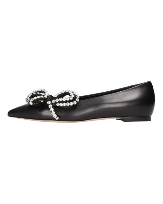 Casadei Black Ballet Flats