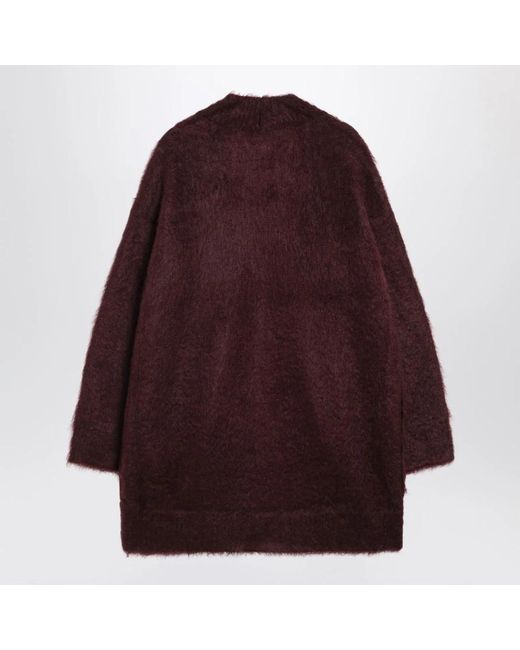 Max Mara Purple Long Knitwear