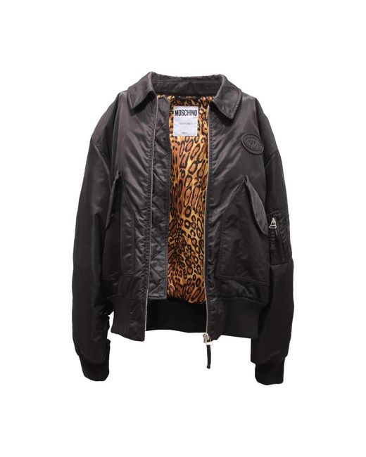 Moschino Jassen ,Zwart ,Couture Jas in het Gray voor heren