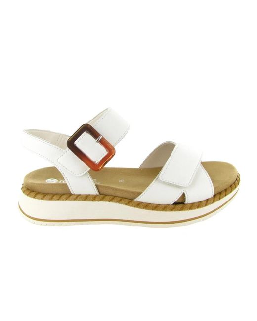Flat Sandals Remonte en coloris Metallic