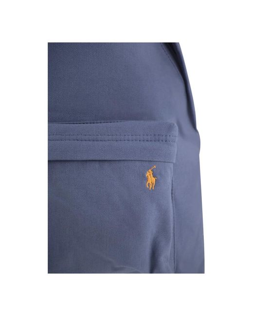 Ralph Lauren Canvas-rucksack mit gesticktem pony in Blue für Herren
