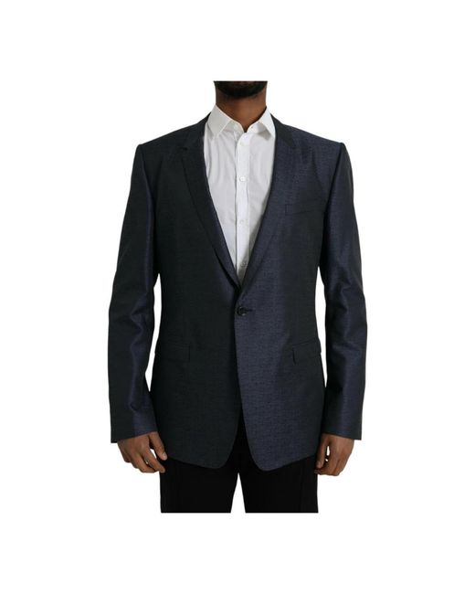 Dolce & Gabbana Blue Blazers for men