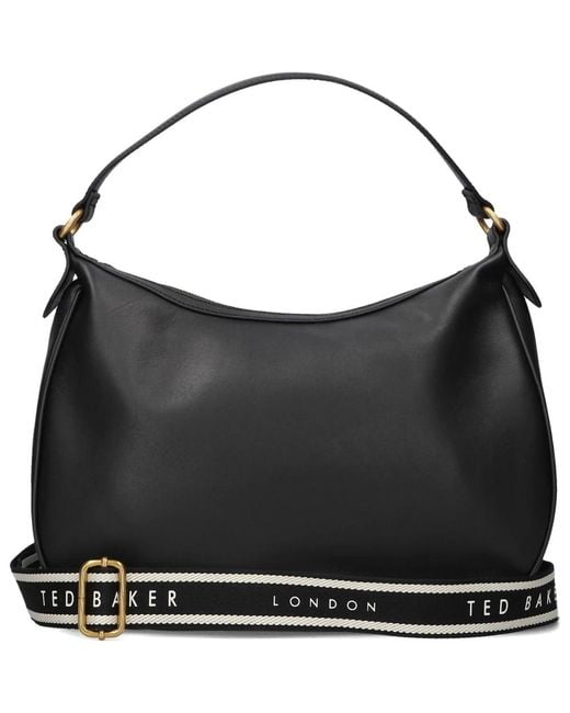 Ted Baker Black Schwarze Esiah Shopper Tasche