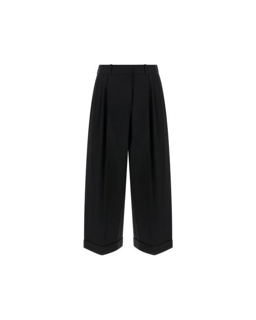 The Row Black Wide Trousers