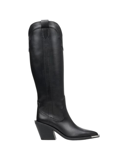 ESTRO Black Cowboy & Biker Boots