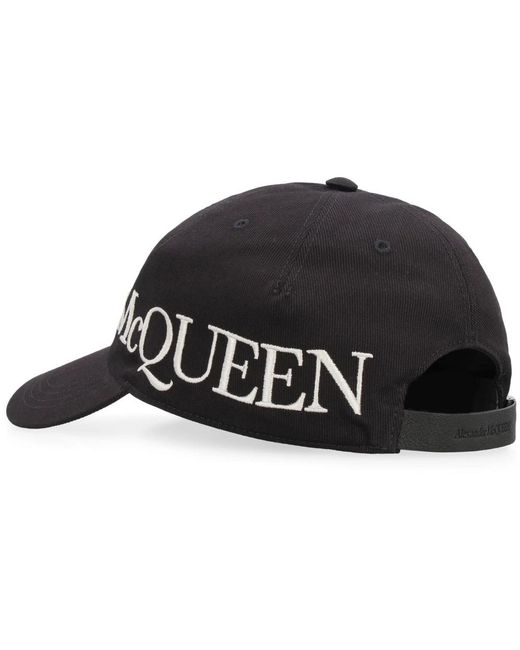 McQueen Black Caps for men