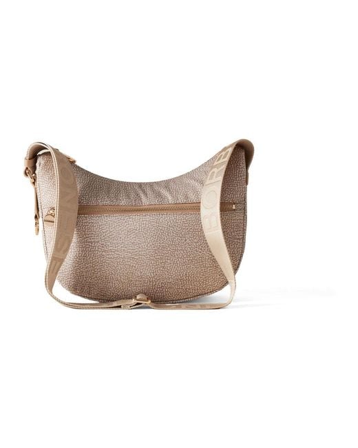Borbonese Gray Shoulder Bags