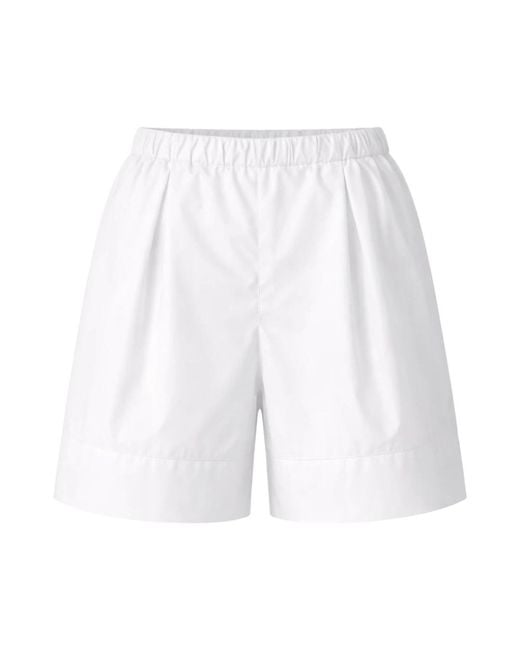 Liviana Conti White Casual Shorts