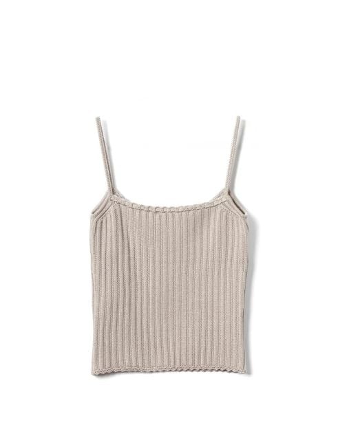 Lanvin Gray Sleeveless Tops