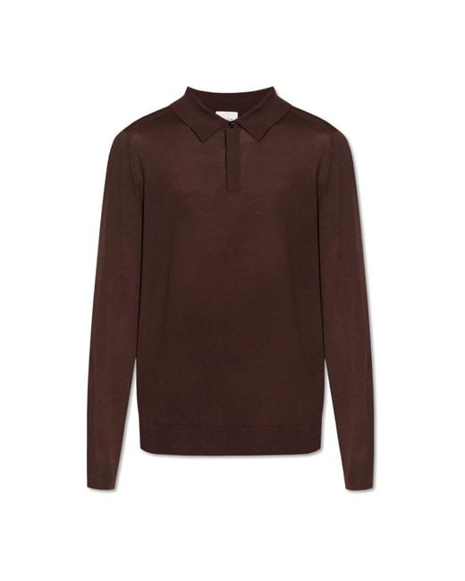 Paul Smith Brown V-Neck Knitwear for men