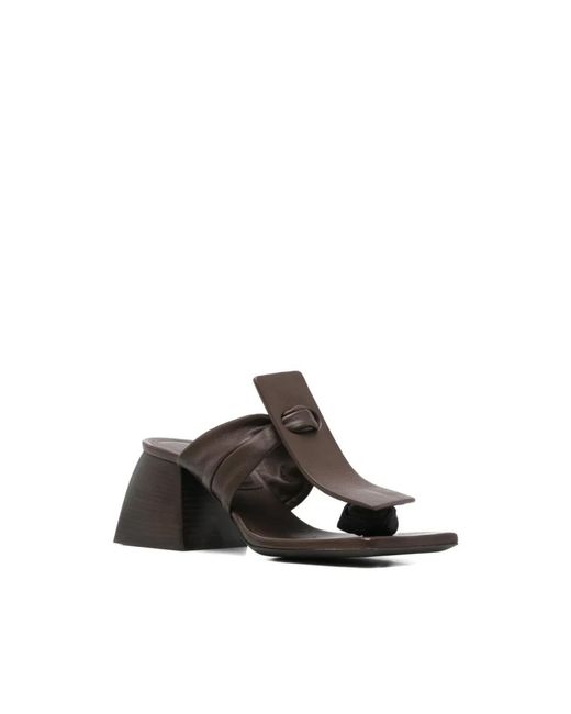 Uma Wang Square Mule in het Black
