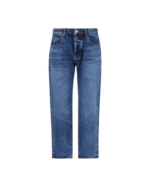 Jeans denim tapered larghi di Armani Exchange in Blue da Uomo