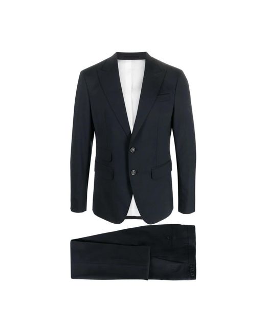 DSquared² Kostuums ,Blauw ,Tweed Tweedelig Pak in het Blue voor heren