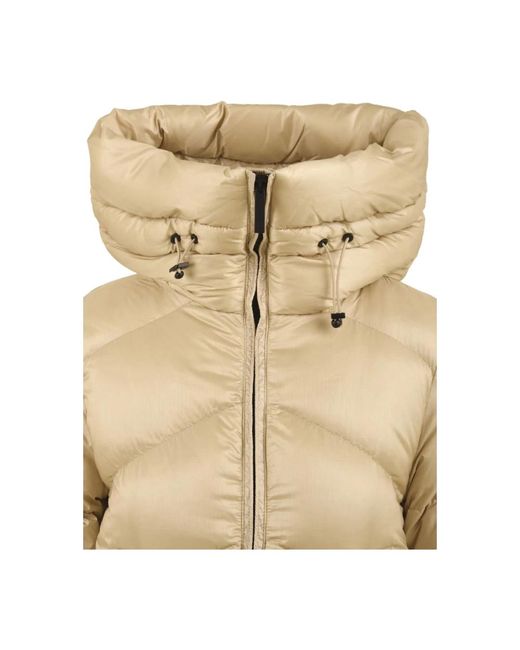 Down Jackets AFTER LABEL de color Natural