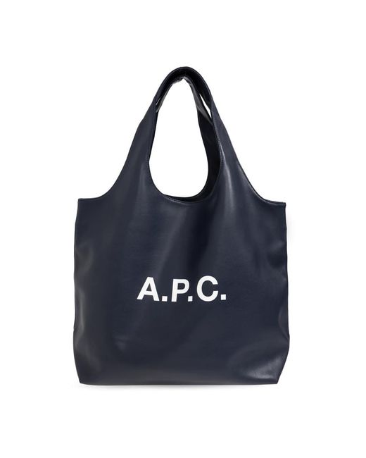 A.P.C. Blue Shopping Bags