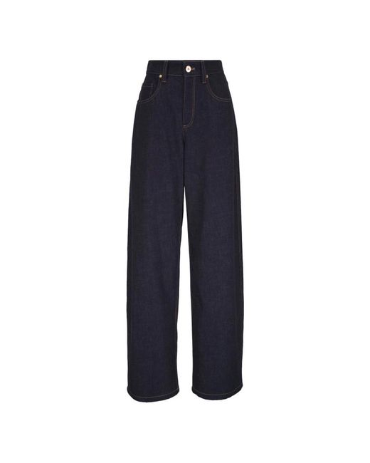 Brunello Cucinelli Straight Jeans in het Blue