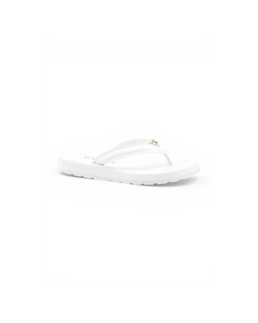 Guess White Candry Slide